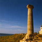 La Colonna del tempio di Hera e il faro
