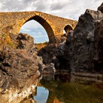 Il ponte dei saraceni sul Simeto presso Adrano