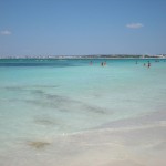 La stupenda spiaggia di Torre Chianca vicino Gallipoli