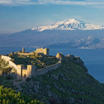 L'Etna da Sant Aniceto sulla costa reggina