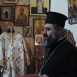 mons. Elia Toumeh in visita al Monastero di Bivongi